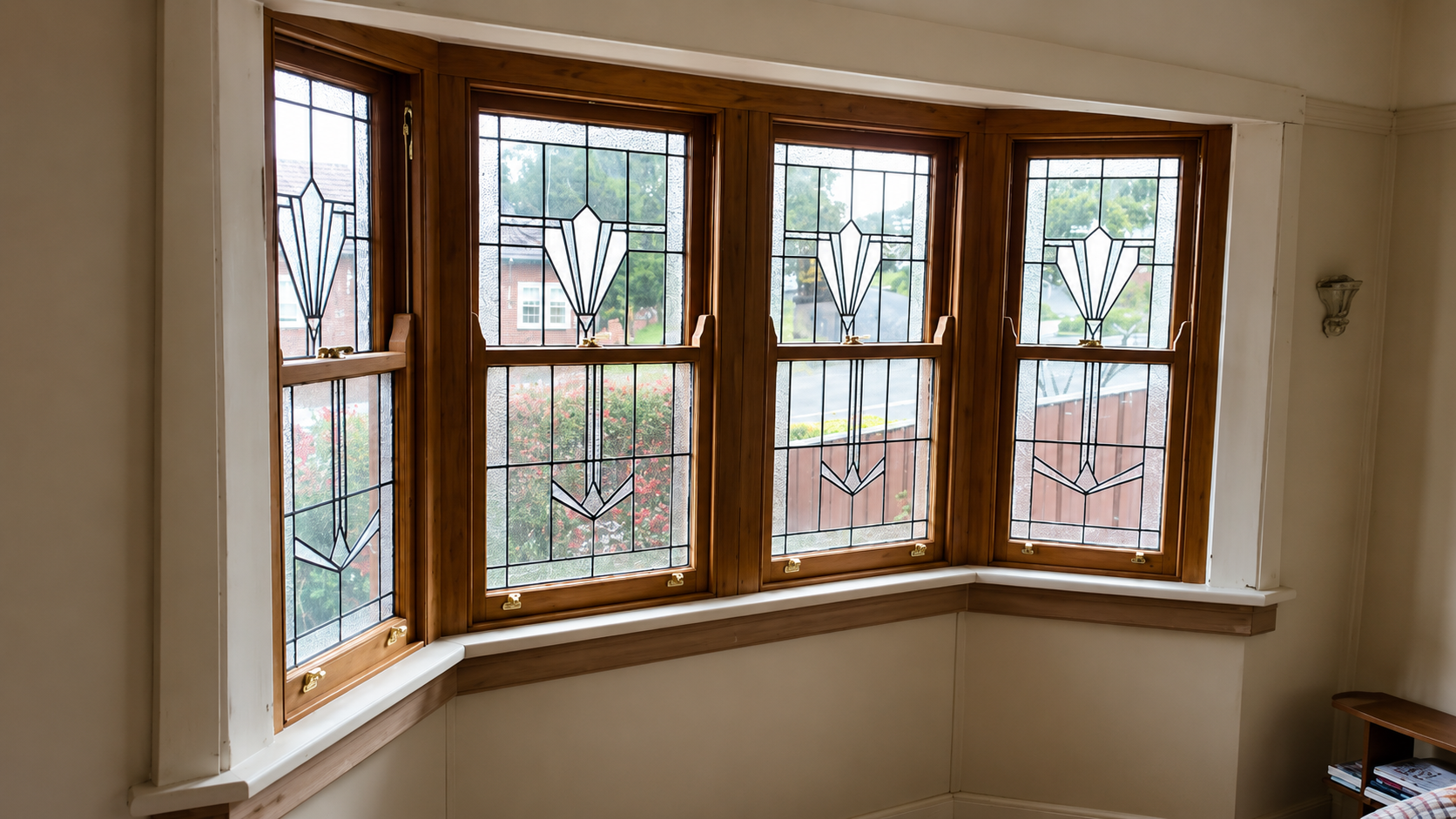 Bay window — interior detail