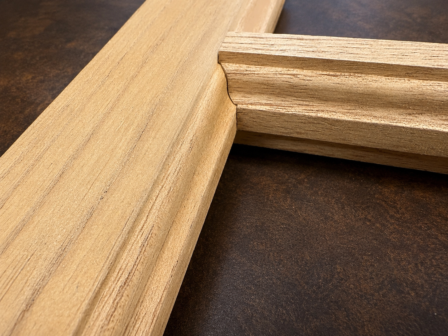 Workshop detail of a custom timber joinery profile 1