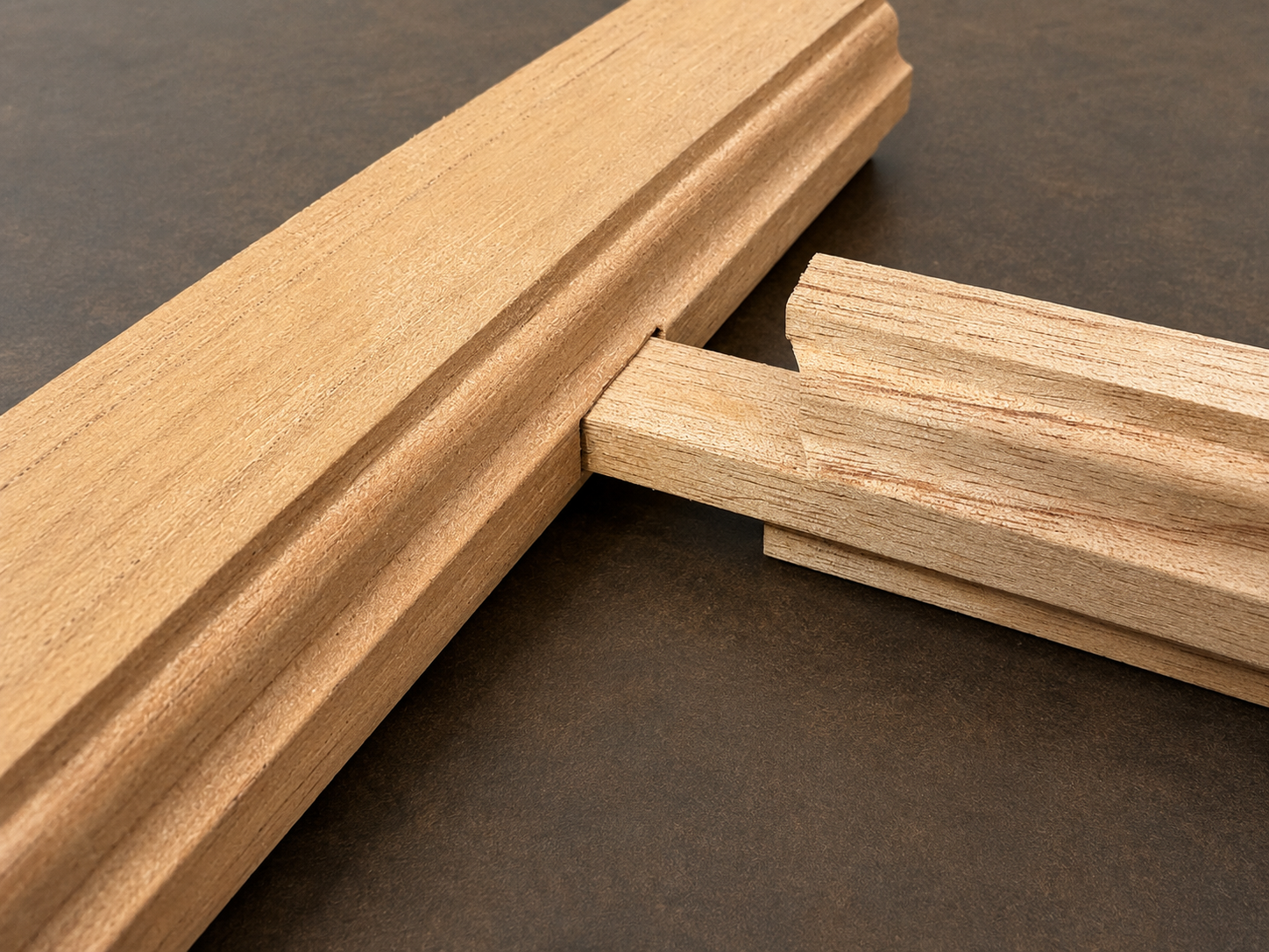 Workshop detail of a custom timber joinery profile 2